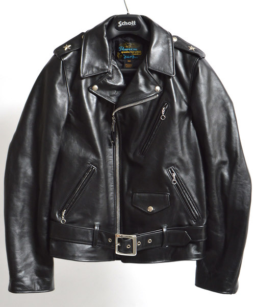 Schott(ショット)の「【Schott / ショット 】 613 SH ヴィンテージ ダブルライダースジャケット(ライダースジャケット・メンズ・ブラック・40/38/36)」の3枚目の写真
