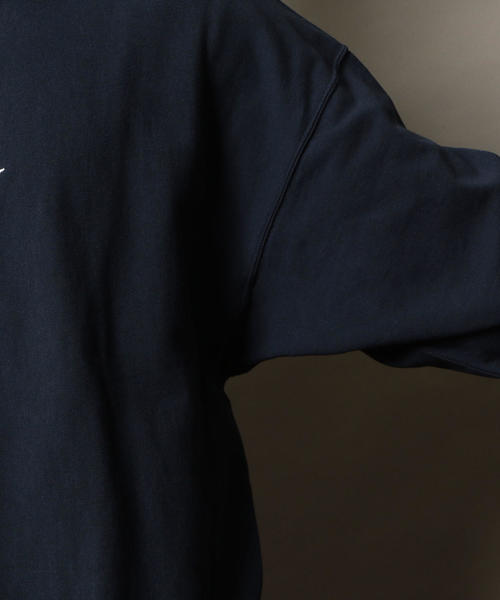 Champion（チャンピオン）の「【別注】 ＜CHAMPION(チャンピオン）＞ REVERSE WEAVE LINE L/S TEE/Tシャツ<br> ◆（Tシャツ/カットソー・メンズ・ホワイト/ライトグレー/ブラック/ネイビー・MEDIUM/LARGE/SMALL/X-LARGE）」の11枚目の写真