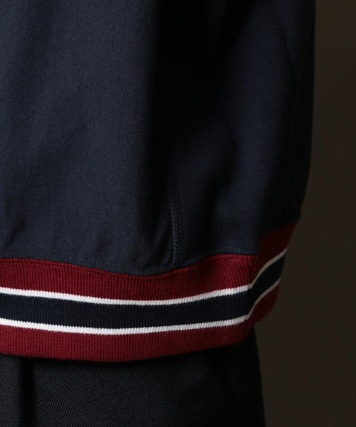 Champion（チャンピオン）の「【別注】 ＜CHAMPION(チャンピオン）＞ REVERSE WEAVE LINE L/S TEE/Tシャツ<br> ◆（Tシャツ/カットソー・メンズ・ホワイト/ライトグレー/ブラック/ネイビー・MEDIUM/LARGE/SMALL/X-LARGE）」の12枚目の写真