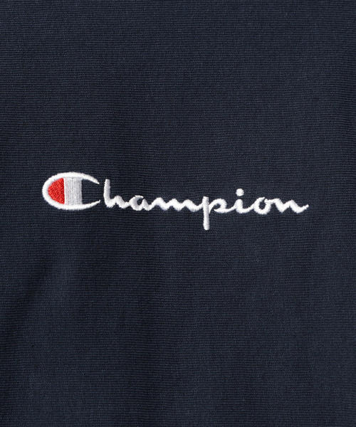 Champion（チャンピオン）の「【別注】 ＜CHAMPION(チャンピオン）＞ REVERSE WEAVE LINE L/S TEE/Tシャツ<br> ◆（Tシャツ/カットソー・メンズ・ホワイト/ライトグレー/ブラック/ネイビー・MEDIUM/LARGE/SMALL/X-LARGE）」の13枚目の写真
