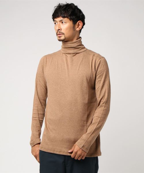 MAJESTIC HOMME(マジェスティックオム)の「MAJESTIC HOMME コットンカシミアタートルネックプルオーバー(Tシャツ/カットソー・メンズ・チャコールグレー/キャメル/ロイヤルブルー・S/M)」の3枚目の写真