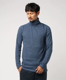 MAJESTIC HOMME コットンカシミアタートルネックプルオーバー