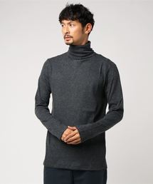 MAJESTIC HOMME コットンカシミアタートルネックプルオーバー