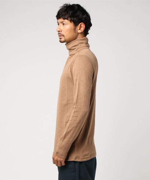 MAJESTIC HOMME(マジェスティックオム)の「MAJESTIC HOMME コットンカシミアタートルネックプルオーバー(Tシャツ/カットソー・メンズ・チャコールグレー/キャメル/ロイヤルブルー・S/M)」の4枚目の写真