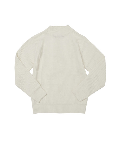 MinoriTY（マイノリティ）の「7G片畦ルーズシルエットモックネックニット（ニット/セーター・メンズ・ネイビー/ブラック/ベージュ/オレンジ/ワイン/グレー/ホワイト/ブラウン・L/M）」の19枚目の写真