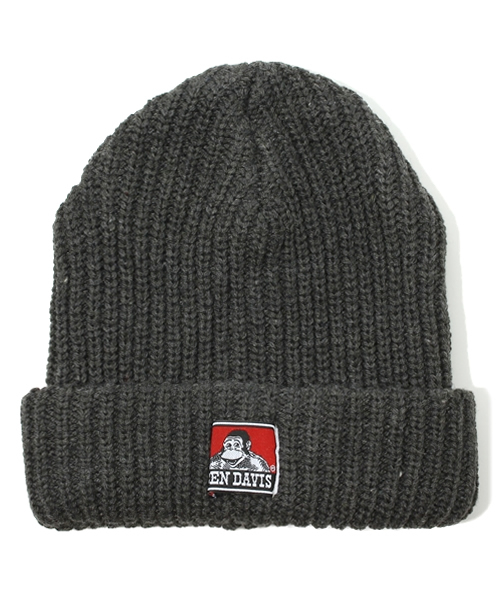 BEN DAVIS(ベンデイビス)の「BEN DAVIS "acryl" KNIT CAP(ニットキャップ/ビーニー・メンズ・ヘザーグレー/オレンジ系その他/ヘザーチャコール/バイオレット/ダークブルー/ブルー/ライトグリーン/オレンジ/ブラック/ダークグリーン/ネイビー/ブラウン/パープル/サックスブルー/オリーブ/レッド/アクア/ダークブラウン/カーキ/エンジ/マジェンタ/レモンイエロー/ホワイト/オフホワイト・FREE)」の6枚目の写真