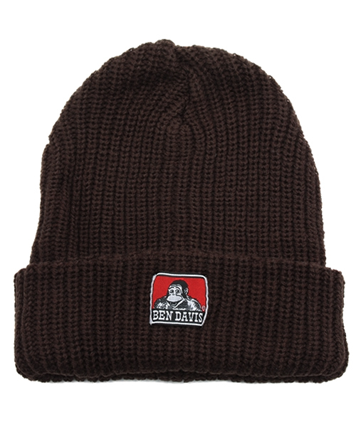 BEN DAVIS(ベンデイビス)の「BEN DAVIS "acryl" KNIT CAP(ニットキャップ/ビーニー・メンズ・ヘザーグレー/オレンジ系その他/ヘザーチャコール/バイオレット/ダークブルー/ブルー/ライトグリーン/オレンジ/ブラック/ダークグリーン/ネイビー/ブラウン/パープル/サックスブルー/オリーブ/レッド/アクア/ダークブラウン/カーキ/エンジ/マジェンタ/レモンイエロー/ホワイト/オフホワイト・FREE)」の7枚目の写真