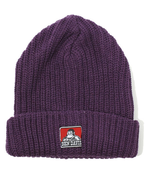 BEN DAVIS(ベンデイビス)の「BEN DAVIS "acryl" KNIT CAP(ニットキャップ/ビーニー・メンズ・ヘザーグレー/オレンジ系その他/ヘザーチャコール/バイオレット/ダークブルー/ブルー/ライトグリーン/オレンジ/ブラック/ダークグリーン/ネイビー/ブラウン/パープル/サックスブルー/オリーブ/レッド/アクア/ダークブラウン/カーキ/エンジ/マジェンタ/レモンイエロー/ホワイト/オフホワイト・FREE)」の18枚目の写真