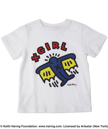 X-girl Stages | S/S  TEE  “Keith Haring” (4T～7T)(Tシャツ/カットソー)