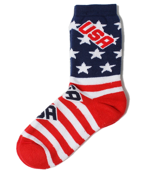 BEAMS BOY（ビームスボーイ）の「◎FOR BARE FEET / ジャカード ソックス 13FW（ソックス/靴下・レディース・ホワイト/ホワイト系その他/その他1/ナチュラル/ブラック/インディゴブルー/ネイビー/その他2/その他3/オフホワイト/その他4・ONE SIZE）」の10枚目の写真