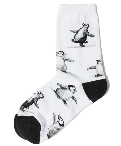 BEAMS BOY（ビームスボーイ）の「◎FOR BARE FEET / ジャカード ソックス 13FW（ソックス/靴下・レディース・ホワイト/ホワイト系その他/その他1/ナチュラル/ブラック/インディゴブルー/ネイビー/その他2/その他3/オフホワイト/その他4・ONE SIZE）」の4枚目の写真