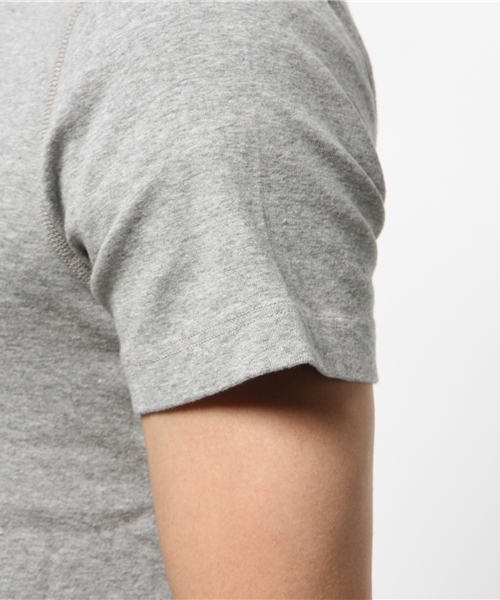 three dots(スリードッツ)の「Josh クルーネックTシャツ(Tシャツ/カットソー・メンズ・杢グレー/ホワイト/ネイビー/ブラック・SMALL/MEDIUM/LARGE/X-LARGE)」の6枚目の写真