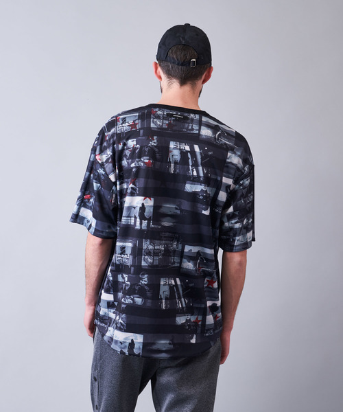 JACKROSE（ジャックローズ）の「JE-リバーシブル・フラッグ 半袖Tシャツ（Tシャツ/カットソー・メンズ・ホワイト/ブラック/パープル・M/L）」の5枚目の写真