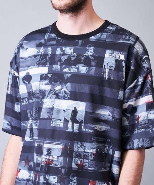 JACKROSE（ジャックローズ）の「JE-リバーシブル・フラッグ 半袖Tシャツ（Tシャツ/カットソー・メンズ・ホワイト/ブラック/パープル・M/L）」の22枚目の写真