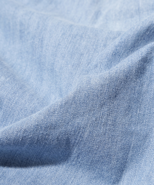 goa（ゴア）の「カットデニム×デニムビックフードパーカー（パーカー・レディース・ブルー・FREE）」の8枚目の写真