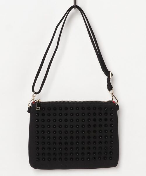 RiNc (リンク)の「【 GLAM JAM / グラムジャム 】 ONI スタッズ サコッシュ(ショルダーバッグ・レディース・レッド/サックスブルー/インディゴブルー/その他/その他1/その他2/ブラック×ブラック/ブラック系その他/ブルー系その他/ブラック×シルバー/ブラック×ゴールド/ホワイト×ゴールド/ブルー系その他2/ブルー系その他3・FREE)」の3枚目の写真