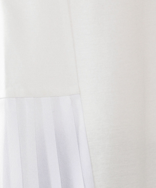 A/C DESIGN BY ALPHA CUBIC（エーシーデザインバイアルファキュービック）の「【COOLER TOUCHシリーズ】裾切替プルオーバー（Tシャツ/カットソー・レディース・ブラック/ホワイト/ブラウン・L size/M size）」の6枚目の写真