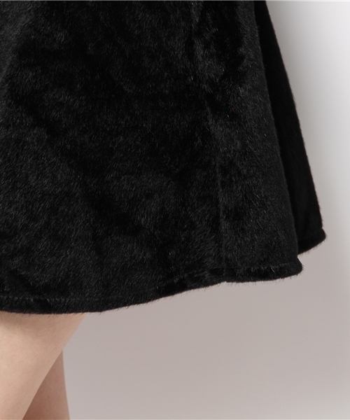 WEGO(ウィゴー)の「起毛フレアスカート(スカート・レディース・ブラック/ブルー/レッド/パープル・FREE)」の8枚目の写真