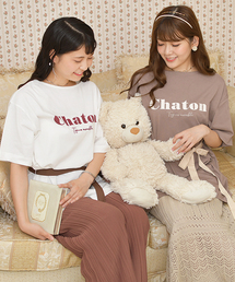 PairPair | リボンベルト付きロゴチュニック(Tシャツ/カットソー)