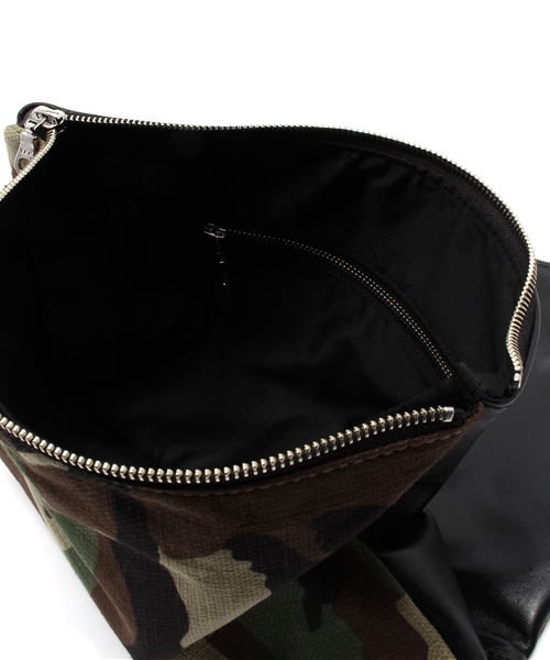 SHIPS JET BLUE（シップスジェットブルー）の「JB: リバーシブル/クラッチバッグ（クラッチバッグ・メンズ・ライトグリーン/オリーブ/ブラック/ネイビー/ナチュラル・ONE SIZE）」の10枚目の写真