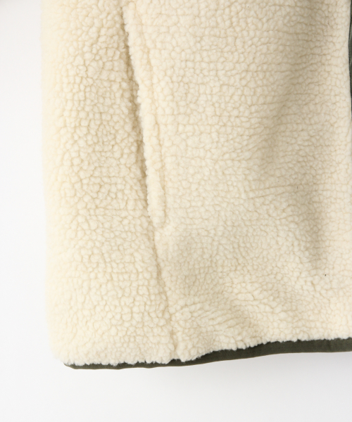 LOWRYS FARM（ローリーズファーム）の「リバーシブルボアブルゾン　847079（ブルゾン・レディース・チャコールグレー/ベージュ/アイボリー/ブラウン・FREE）」の21枚目の写真