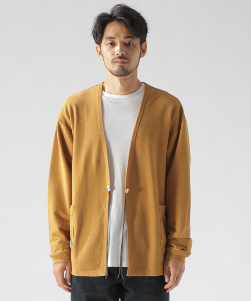 BAYFLOW（ベイフロー）の「ツイルコンチョカーディガン（カーディガン/ボレロ・メンズ・ベージュ/グレー/チャコール・MEDIUM/LARGE）」の17枚目の写真