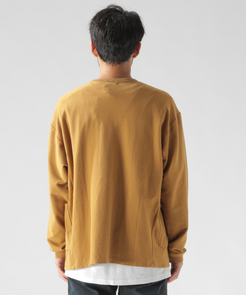 BAYFLOW（ベイフロー）の「ツイルコンチョカーディガン（カーディガン/ボレロ・メンズ・ベージュ/グレー/チャコール・MEDIUM/LARGE）」の6枚目の写真