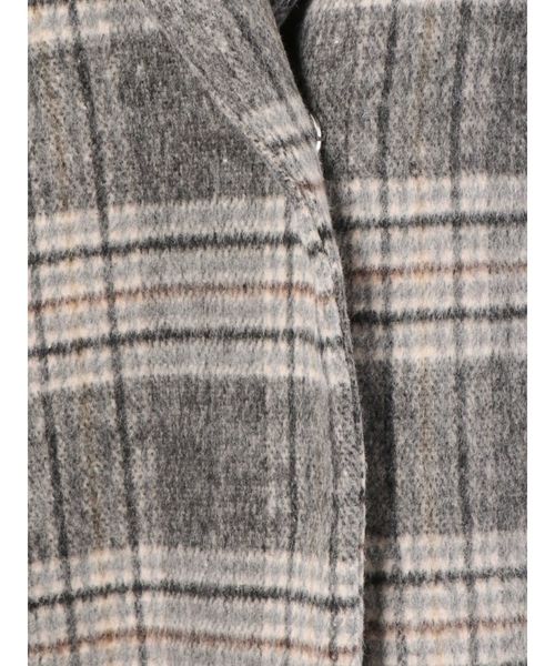 EMODA（エモダ）の「ワイドモッサコート（チェスターコート・レディース・ブラック/ベージュ/ブラウン/グレー/その他・FREE）」の7枚目の写真