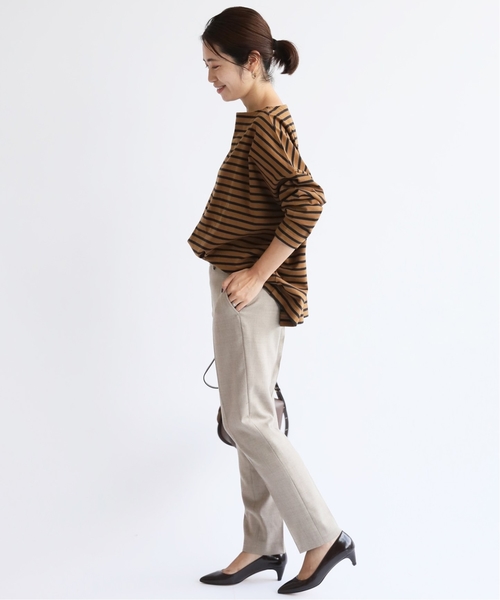 IENA(イエナ)の「サキソニーストレッチパンツ◆(その他パンツ・レディース・ベージュ/ネイビー/ブラウン/アイボリー・40/38/36/34)」の14枚目の写真