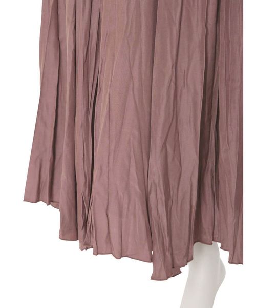 Ungrid（アングリッド）の「ソフトリンクルサテンマキシスカート（スカート・レディース・パープル/カーキ/アイボリー・FREE）」の22枚目の写真