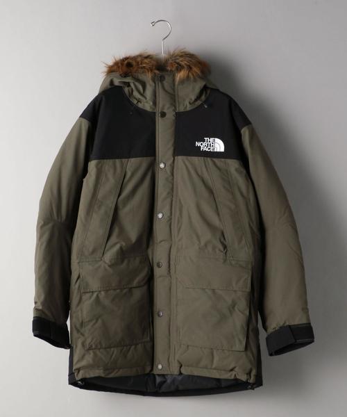 THE NORTH FACE（ザノースフェイス）の「【WEB限定】 ＜THE NORTH FACE（ザノースフェイス）＞ MOUNTAIN DOWN COAT/マウンテンダウンコート（ダウンジャケット/コート・メンズ・ブラック/オリーブ・MEDIUM/LARGE）」の2枚目の写真