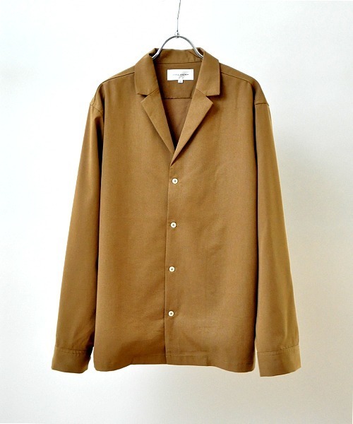 Hub&Spoke（ハブアンドスポーク）の「ストレッチテンセルジャケットシャツ（シャツ/ブラウス・メンズ・ブラック/ダークグリーン/ベージュ/グレー・MEDIUM/LARGE）」の4枚目の写真