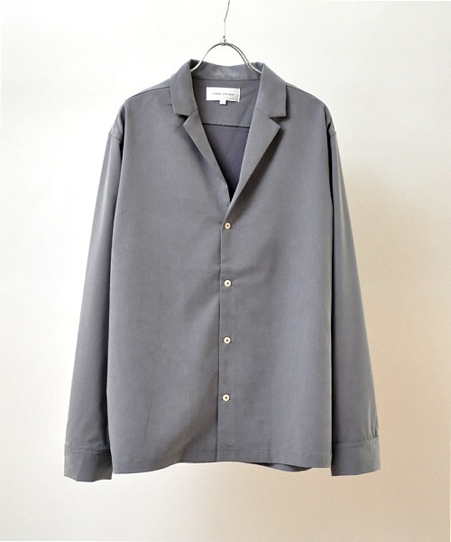 Hub&Spoke（ハブアンドスポーク）の「ストレッチテンセルジャケットシャツ（シャツ/ブラウス・メンズ・ブラック/ダークグリーン/ベージュ/グレー・MEDIUM/LARGE）」の3枚目の写真