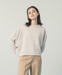 クルーネックショートスウェット