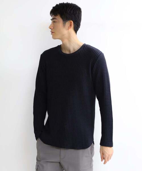 セール ビッグワッフルロンt Tシャツ カットソー Men S Melrose メンズメルローズ のファッション通販 Zozotown