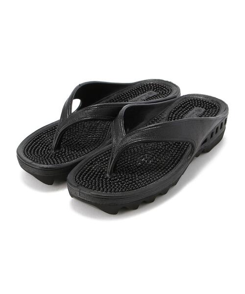 BENCH(ベンチ)の「BENCH/ベンチ/GYOSAN SHARKSOLE/ギョサンシャークソール(サンダル・レディース・ブラック・MEDIUM)」の1枚目の写真