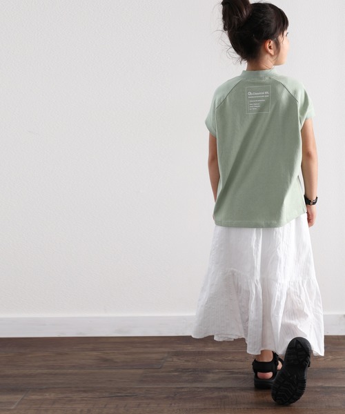 classicalelf(クラシカルエルフ)の「綿100%USAコットン。大人っぽTシャツ。(Tシャツ/カットソー・キッズ・ベージュ/モカ/ブラック/グリーン/ホワイト・130/140/150/160)」の5枚目の写真