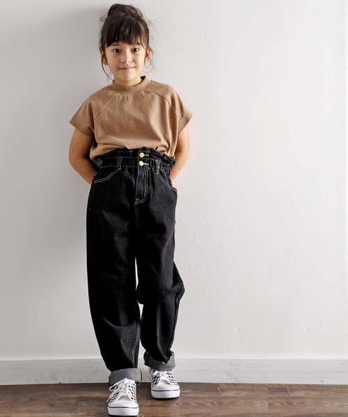 classicalelf(クラシカルエルフ)の「綿100%USAコットン。大人っぽTシャツ。(Tシャツ/カットソー・キッズ・ベージュ/モカ/ブラック/グリーン/ホワイト・130/140/150/160)」の17枚目の写真