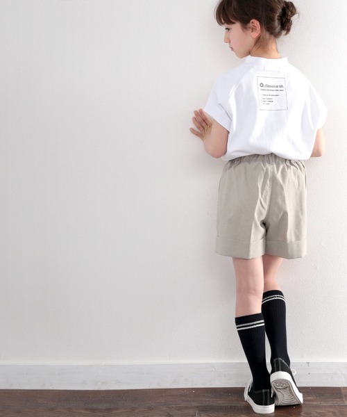 classicalelf(クラシカルエルフ)の「綿100%USAコットン。大人っぽTシャツ。(Tシャツ/カットソー・キッズ・ベージュ/モカ/ブラック/グリーン/ホワイト・130/140/150/160)」の22枚目の写真