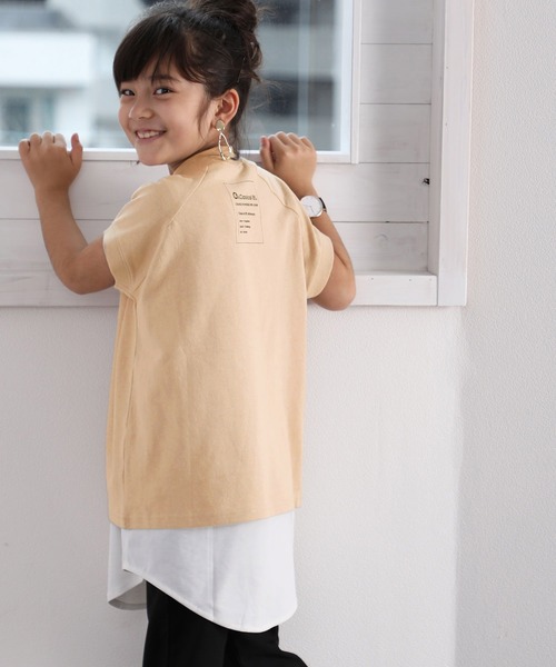 classicalelf(クラシカルエルフ)の「綿100%USAコットン。大人っぽTシャツ。(Tシャツ/カットソー・キッズ・ベージュ/モカ/ブラック/グリーン/ホワイト・130/140/150/160)」の13枚目の写真