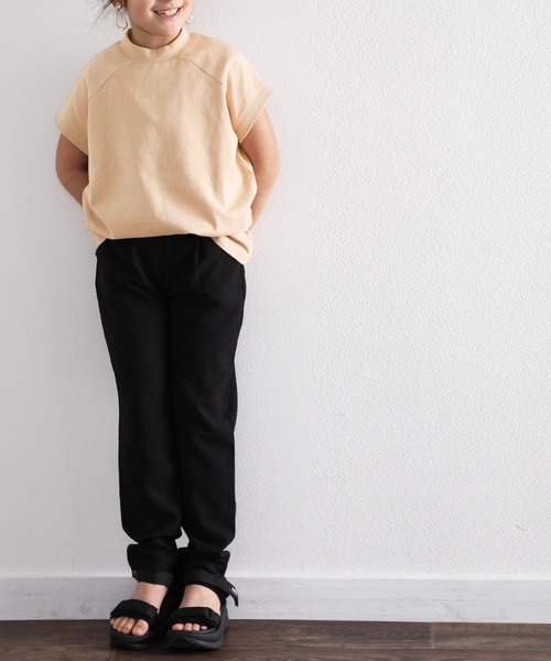 classicalelf(クラシカルエルフ)の「綿100%USAコットン。大人っぽTシャツ。(Tシャツ/カットソー・キッズ・ベージュ/モカ/ブラック/グリーン/ホワイト・130/140/150/160)」の15枚目の写真