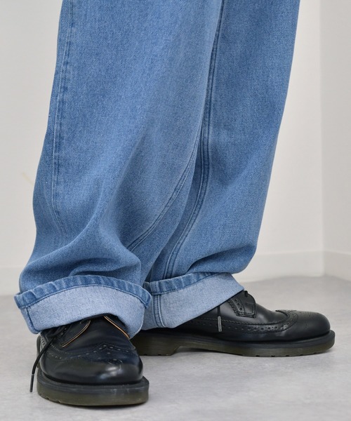 kutir（クティール）の「オーバーオール（サロペット/オーバーオール・メンズ・ブラック/ベージュ/サックスブルー・MEDIUM/LARGE）」の9枚目の写真