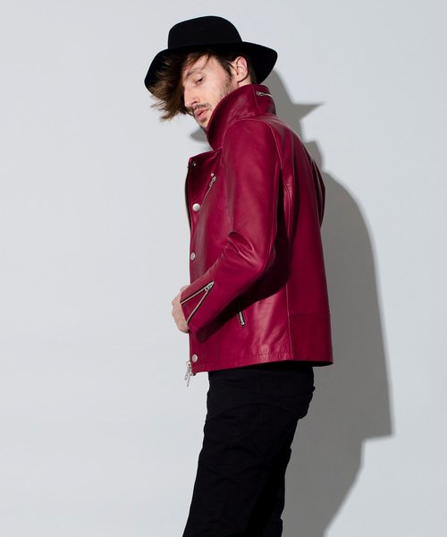 NO ID.（ノーアイディ）の「オイルドホースレザーWライダースJKT