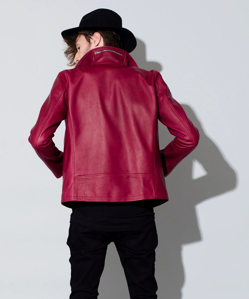 NO ID.（ノーアイディ）の「オイルドホースレザーWライダースJKT