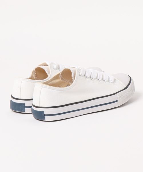 KOBE LETTUCE（コウベレタス）の「ベーシックキャンバススニーカー（スニーカー・レディース・ホワイト/ブラック/アイボリー/チャコールグレー/ベージュ・M/LL/S/L）」の7枚目の写真