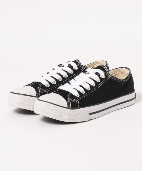 KOBE LETTUCE（コウベレタス）の「ベーシックキャンバススニーカー（スニーカー・レディース・ホワイト/ブラック/アイボリー/チャコールグレー/ベージュ・M/LL/S/L）」の9枚目の写真