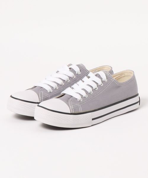 KOBE LETTUCE（コウベレタス）の「ベーシックキャンバススニーカー（スニーカー・レディース・ホワイト/ブラック/アイボリー/チャコールグレー/ベージュ・M/LL/S/L）」の11枚目の写真