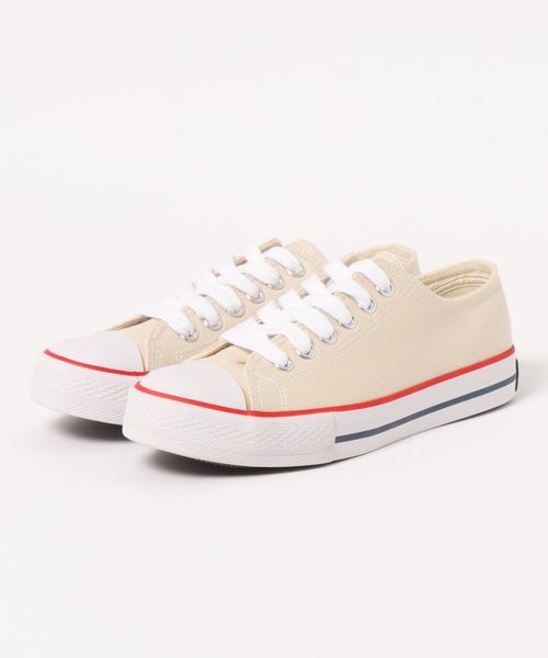 KOBE LETTUCE（コウベレタス）の「ベーシックキャンバススニーカー（スニーカー・レディース・ホワイト/ブラック/アイボリー/チャコールグレー/ベージュ・M/LL/S/L）」の12枚目の写真