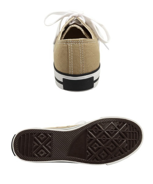 KOBE LETTUCE（コウベレタス）の「ベーシックキャンバススニーカー（スニーカー・レディース・ホワイト/ブラック/アイボリー/チャコールグレー/ベージュ・M/LL/S/L）」の15枚目の写真