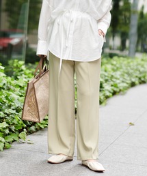 DouDou | Wサテンストレートセンプレパンツ(その他パンツ)